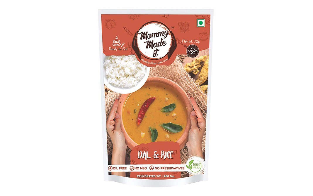 Mommy Made It Dal & Rice    Box  72 grams